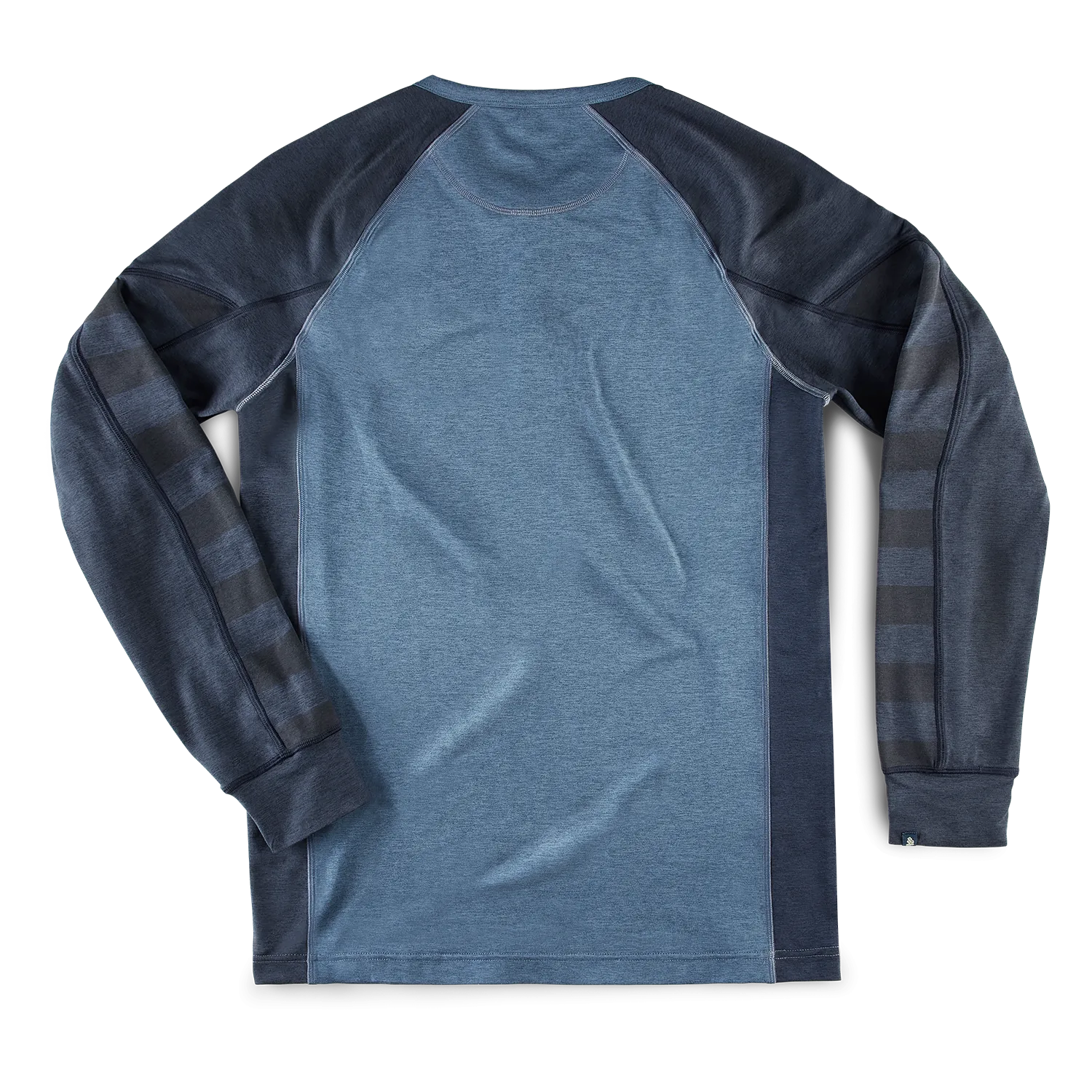 &SONS Basic Training Long Sleeve Tee Navy Marl