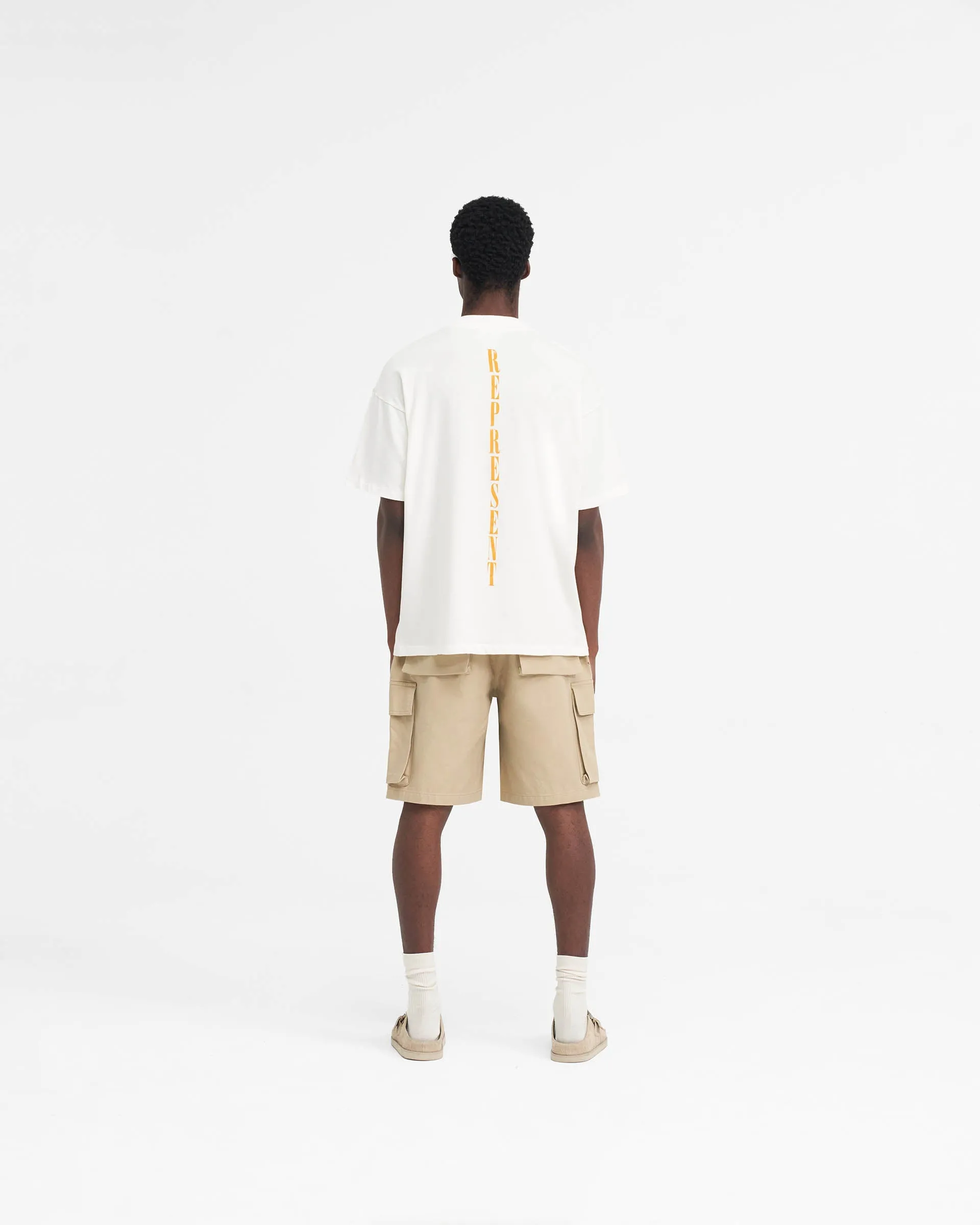 Baggy Cotton Cargo Short - Sandstone