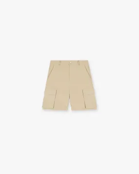 Baggy Cotton Cargo Short - Sandstone