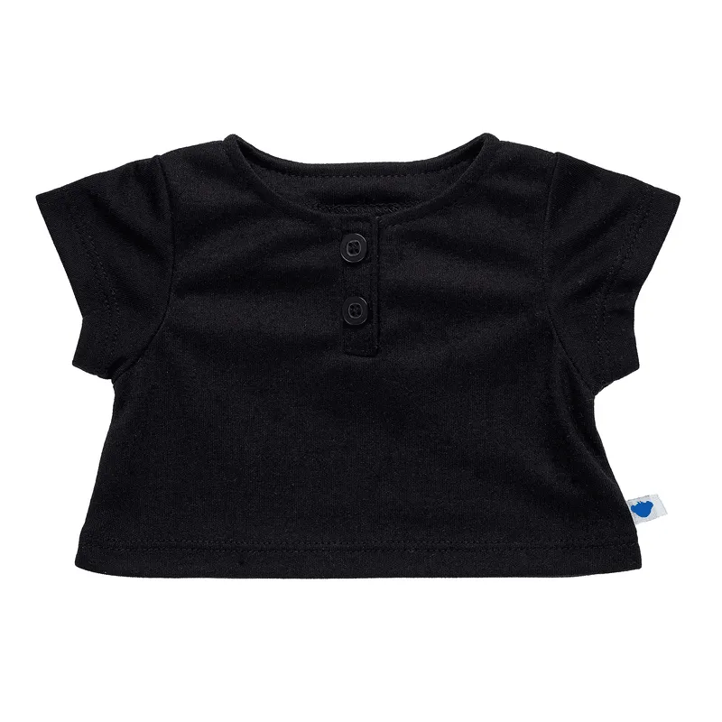 Black Henley Tee