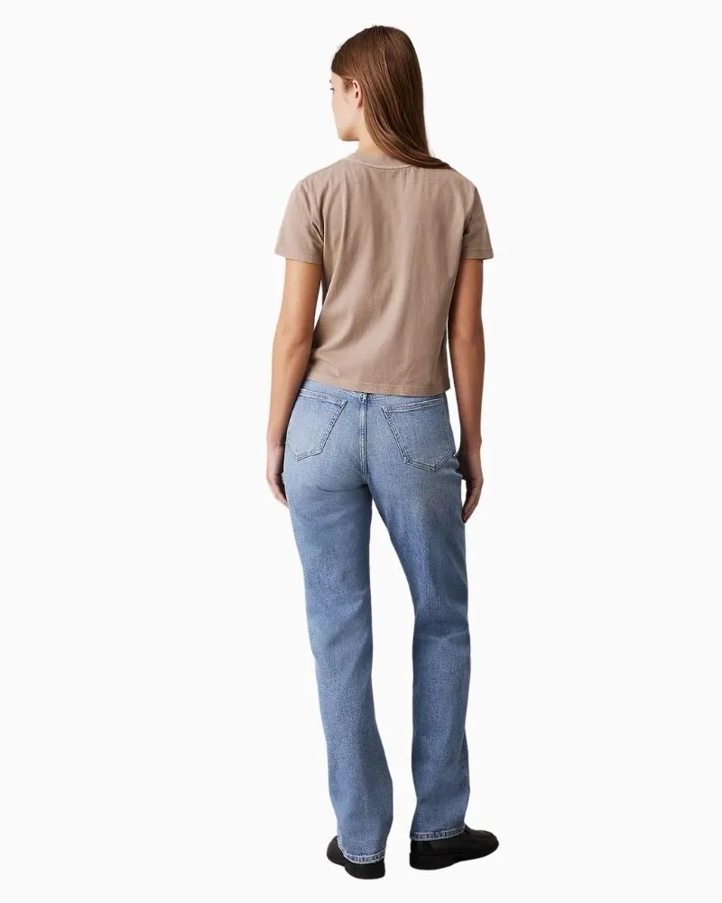 Calvin Klein - High Rise Straight Jeans