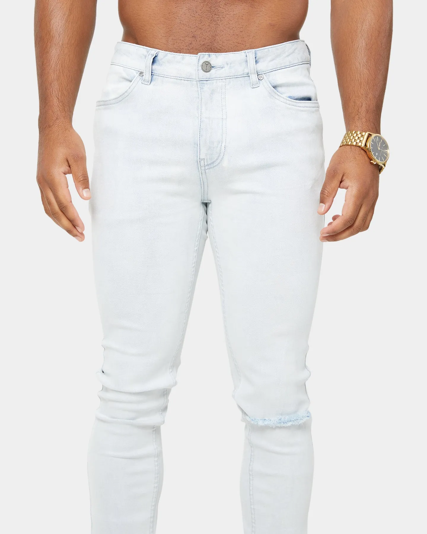 Carre Étoiles Skinny Jeans Superwash Blue