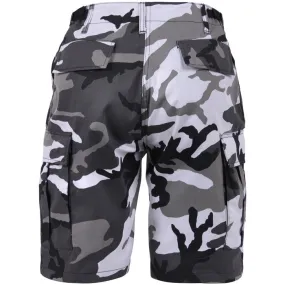 City Camouflage - Military Cargo BDU Shorts - Polyester Cotton Twill