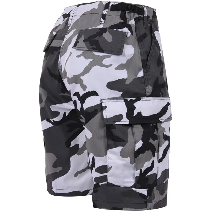 City Camouflage - Military Cargo BDU Shorts - Polyester Cotton Twill