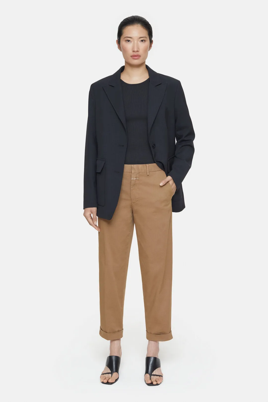 CLOSED AUCKLEY PANTS IN BROWN SUGAR