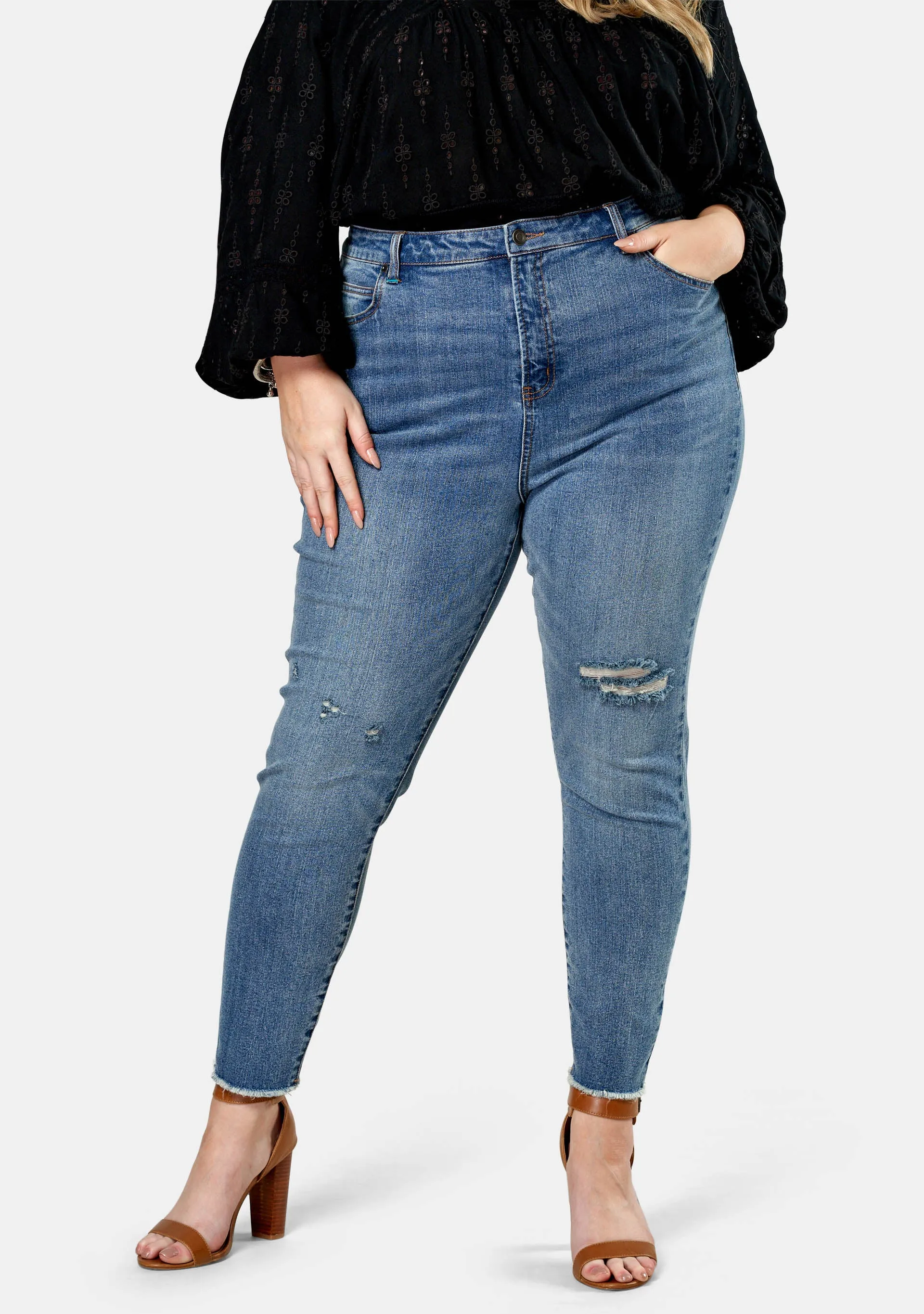 Earth Laughs Skinny Jean