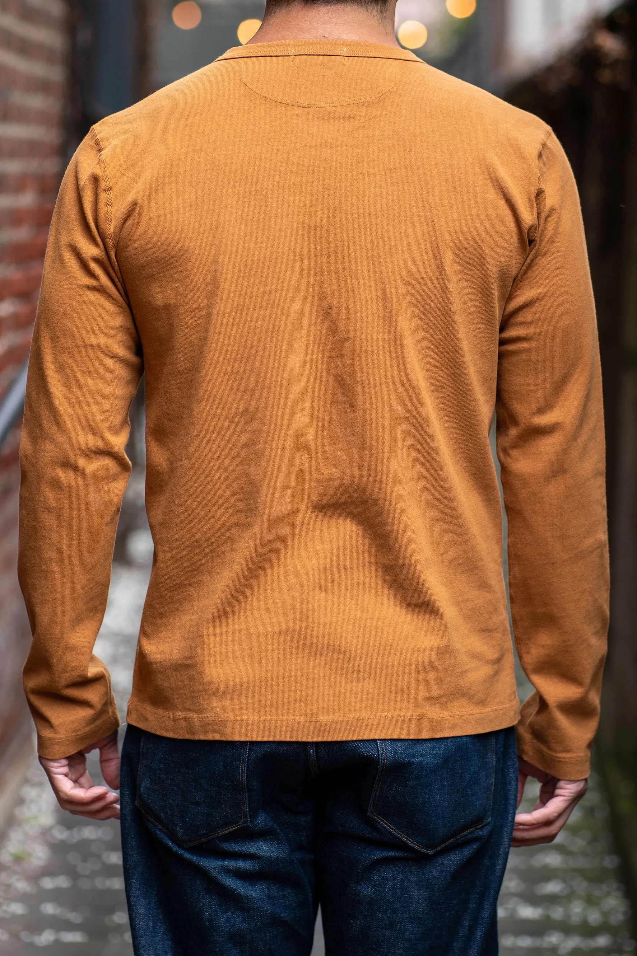 Freenote Cloth 13oz Henley L/S - Tobacco