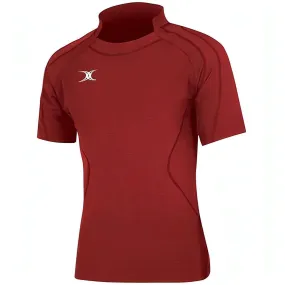 Gilbert Virtuo Match Short Sleeve Mens Rugby Shirt - Red