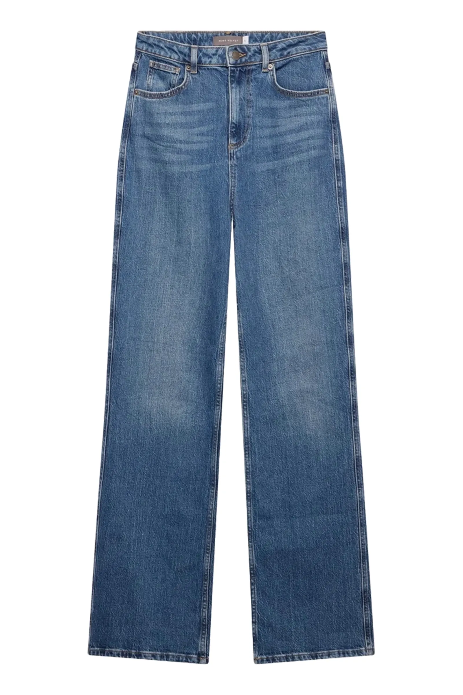 Indigo Relaxed Wide Jeans