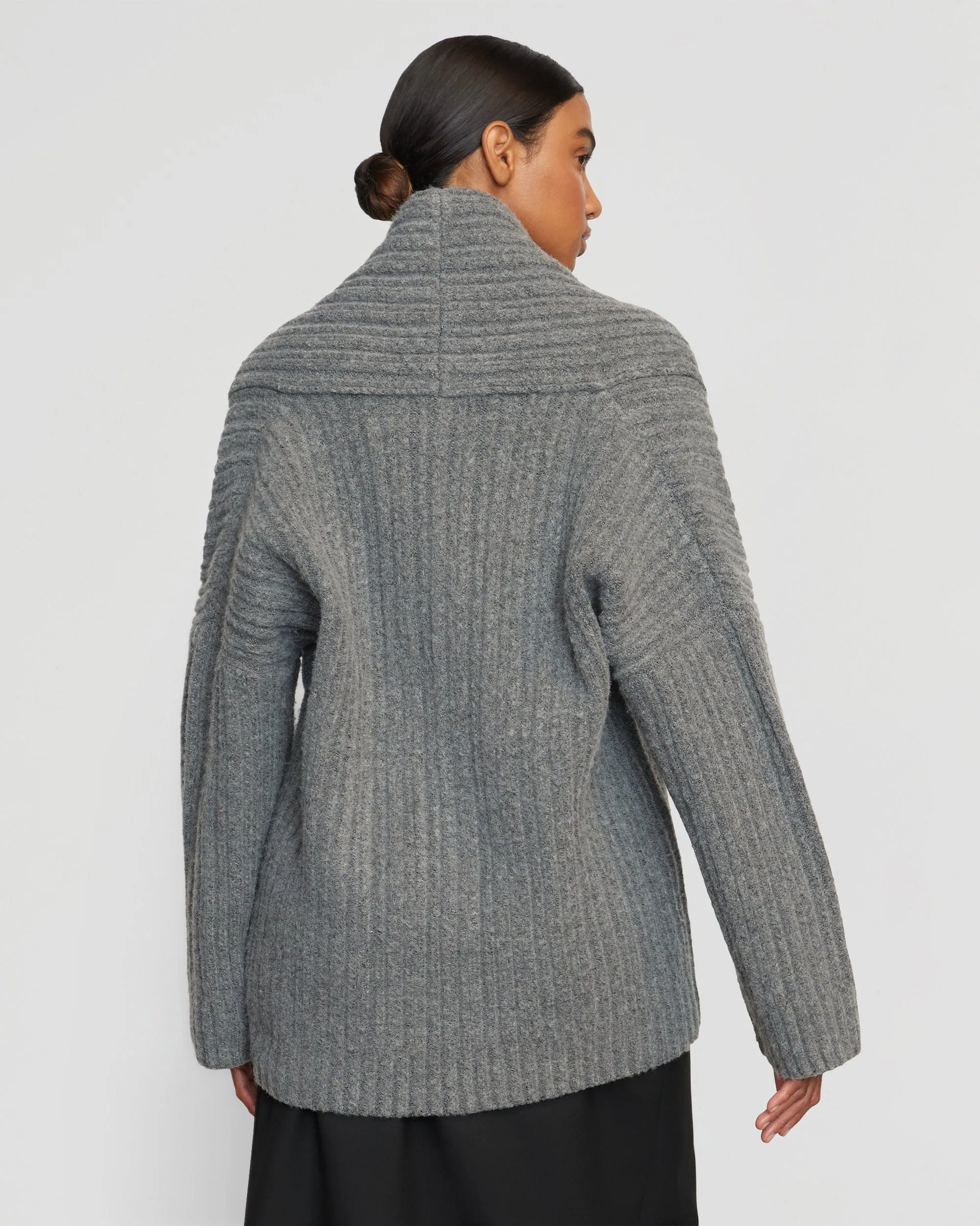 Jamie Chunky Asymmetric-Neck Sweater