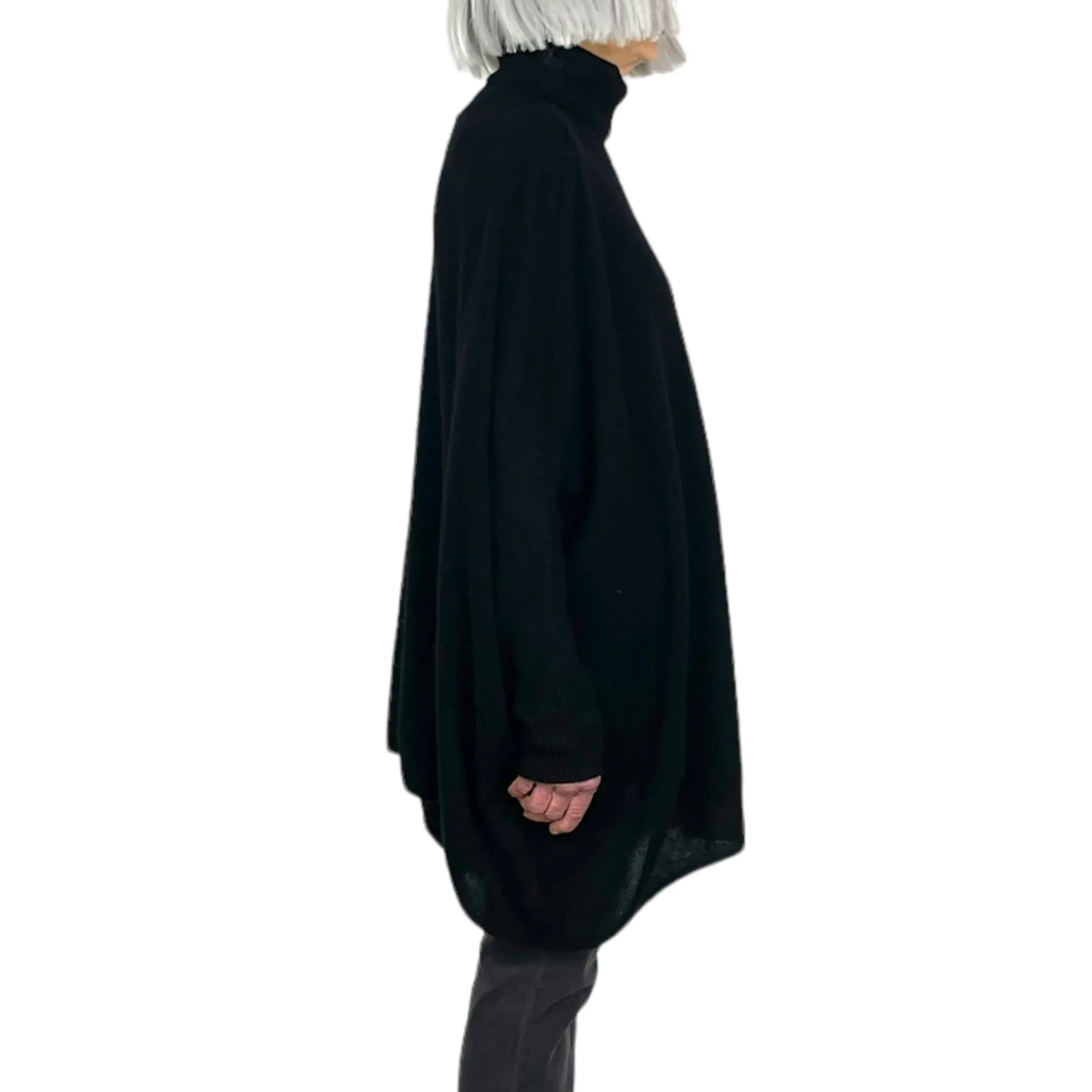 JOJO CASHMERE PONCHO PULLOVER