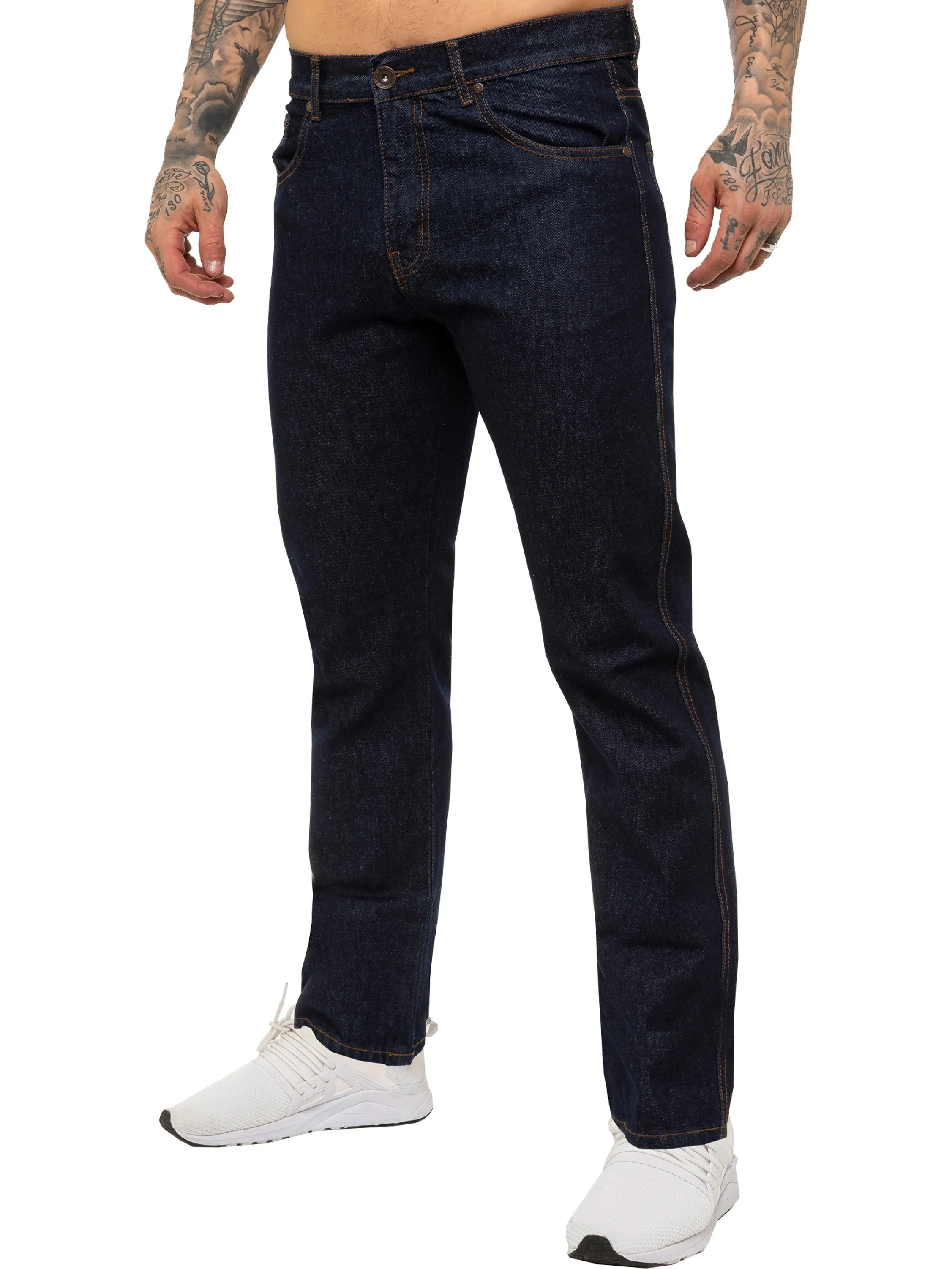 Kruze | Mens Straight Leg Denim Jeans