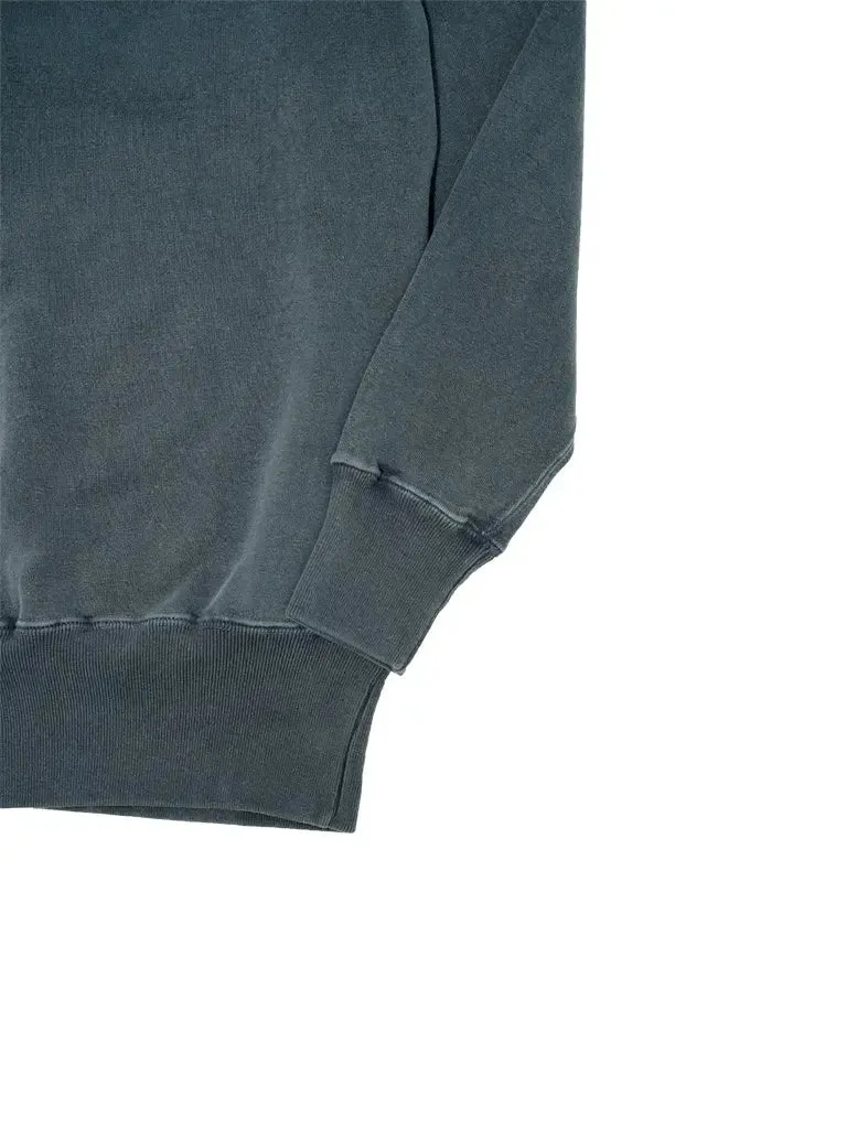 Laniakea Crew Neck- Pigment Dyed Blue Graphite