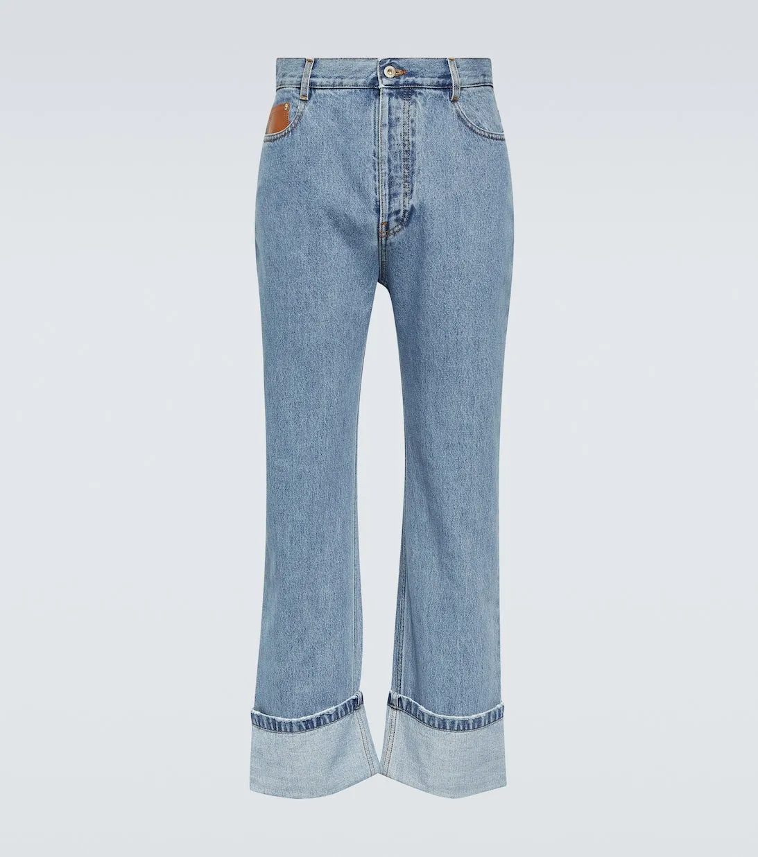 Loewe straight fit jeans, blue