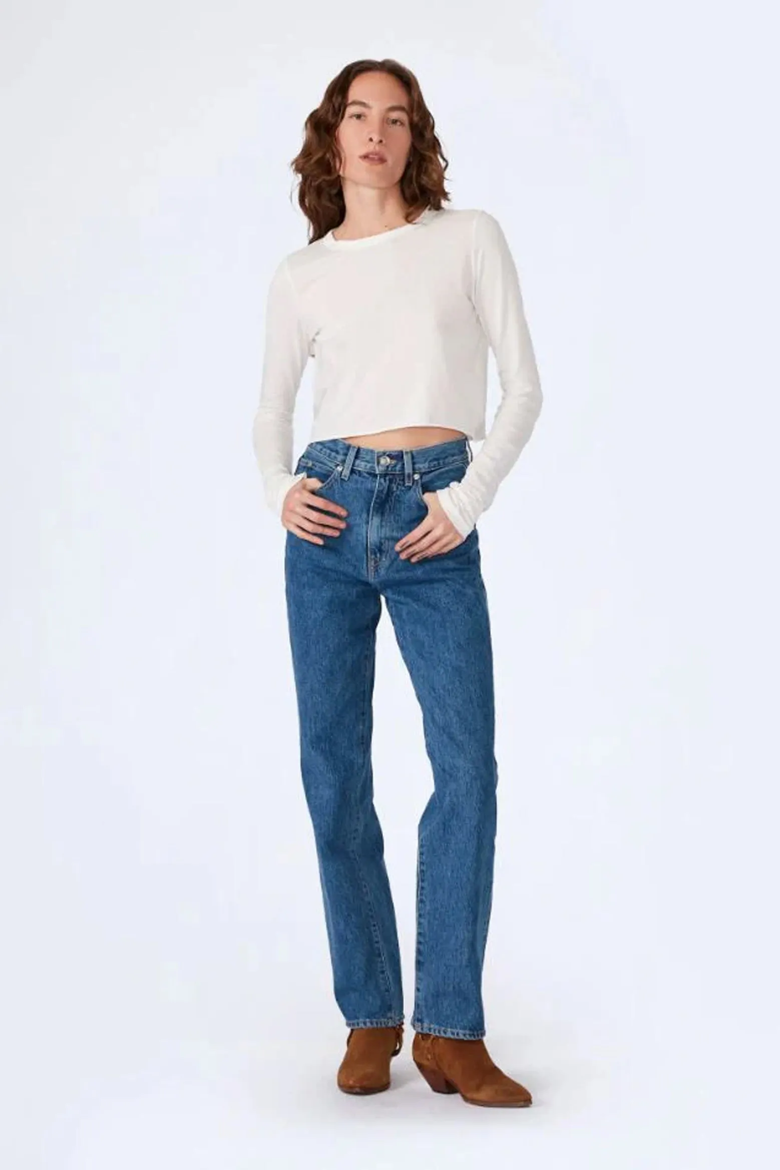 LONDON HIGH RISE STRAIGHT LEG JEAN