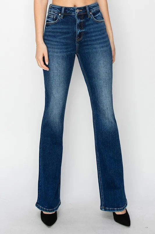 MOLLY HIGH RISE ANKLE RELAXED BOOTCUT JEANS