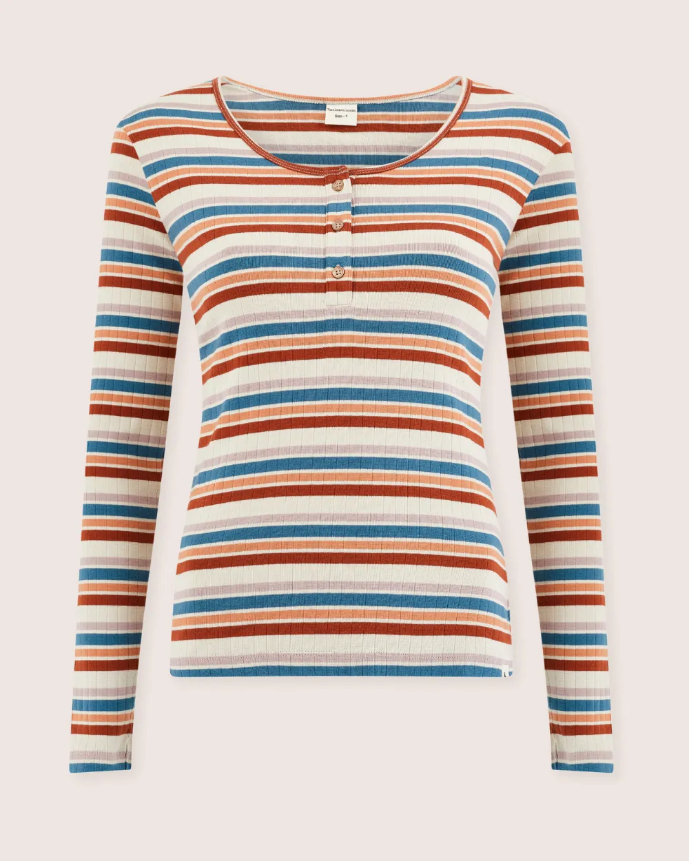 Nora Retro Stripe Rib Top