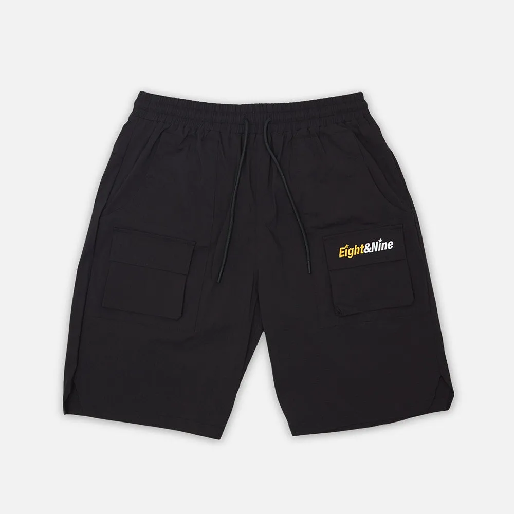 Patriot Nylon Cargo Short Black