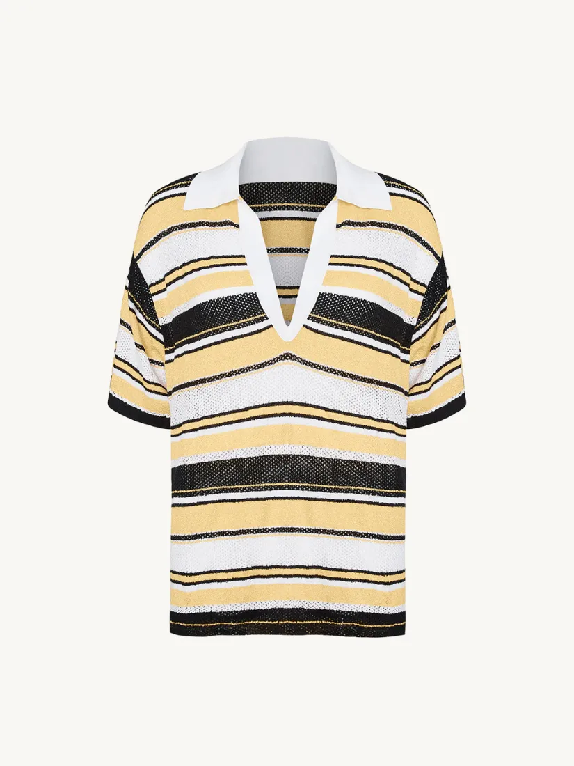 Polo Mini Dress Rugby Stripe