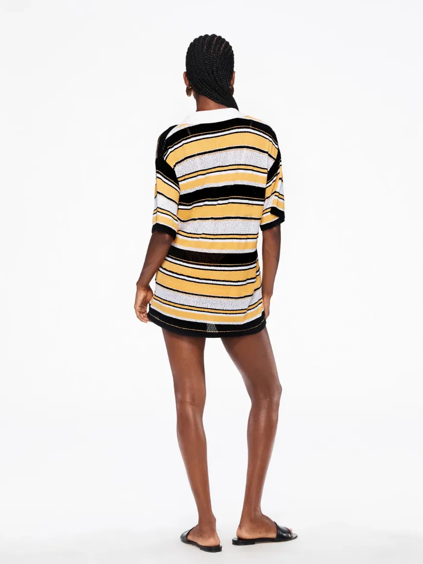 Polo Mini Dress Rugby Stripe