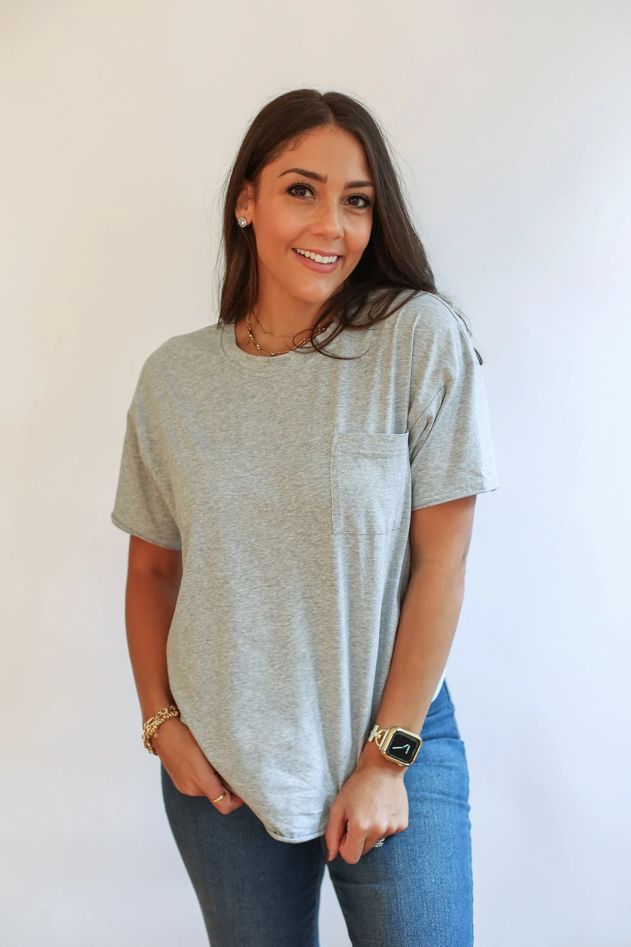 Relaxed Fit Zip Breastfeeding Tee