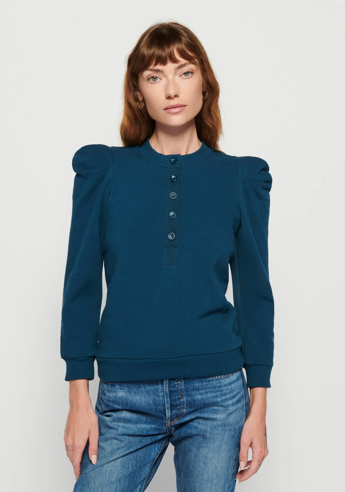 Shaya Femme Henley Sweatshirt