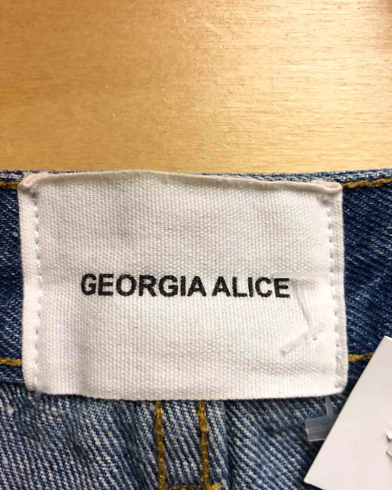 Size 10 | Georgia Alice Straight Exposed Buttons Jeans