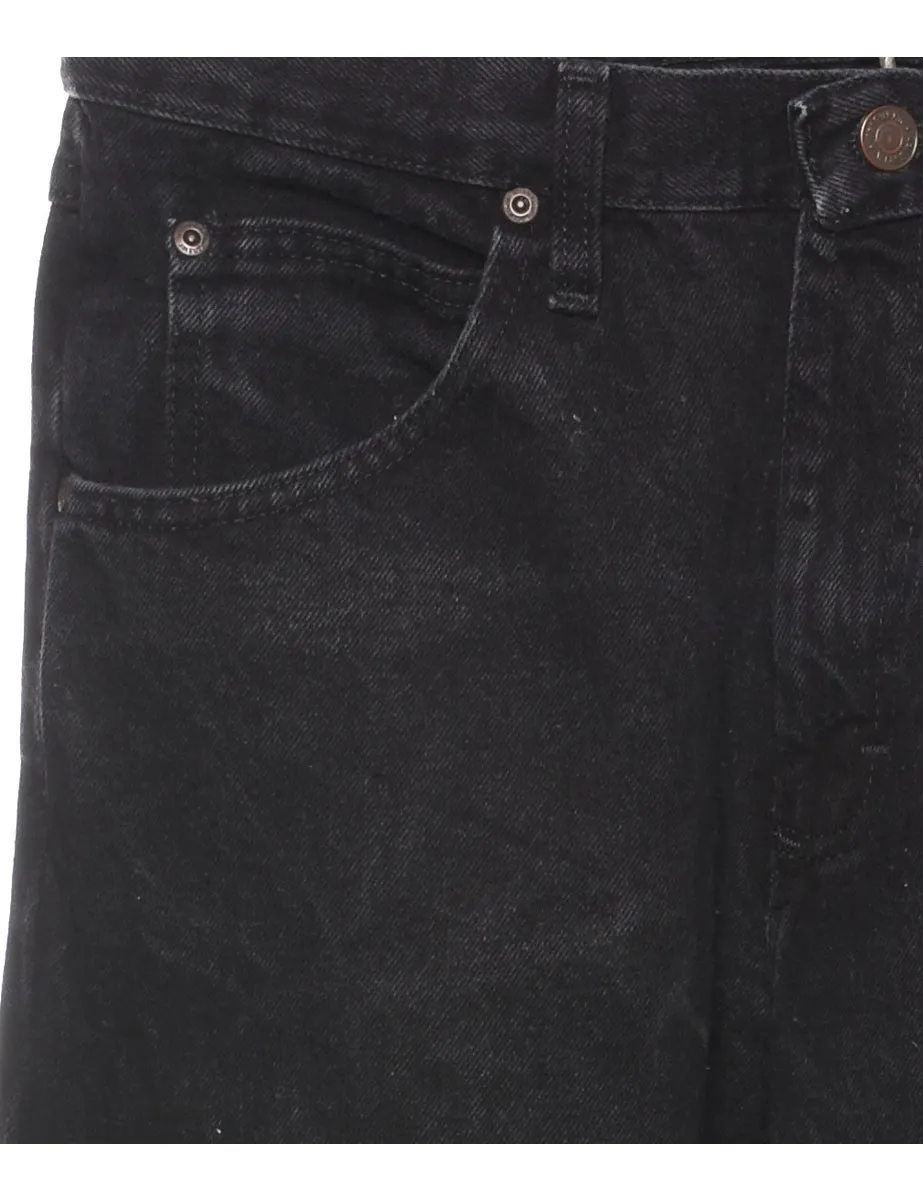 Straight-Leg Black Wrangler Jeans - W32 L30