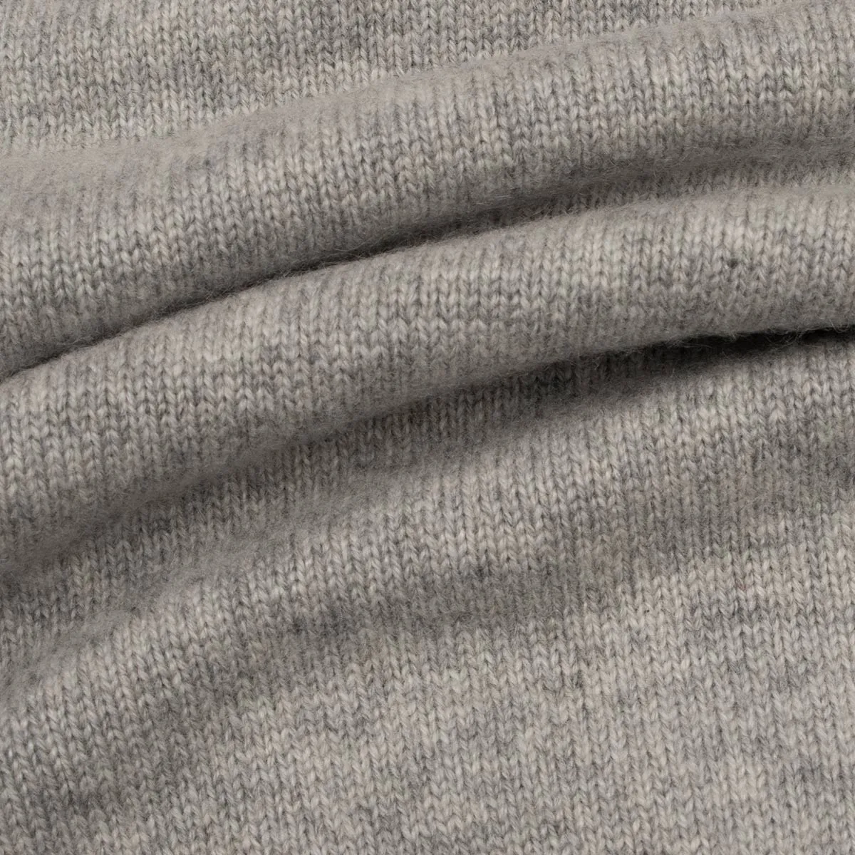 The Bowmore 1/4 Zip Neck Cashmere Sweater - Brume & Smog