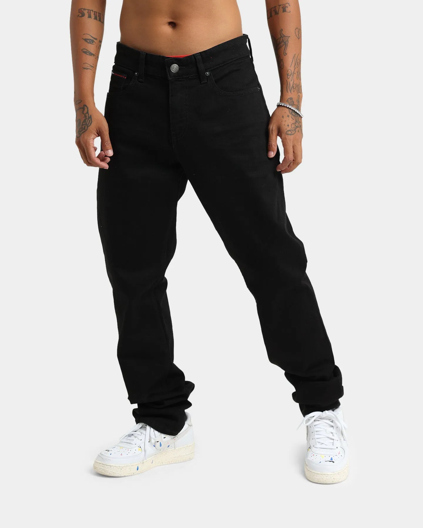 Tommy Jeans Ryan Straight Leg Jeans Denim Black