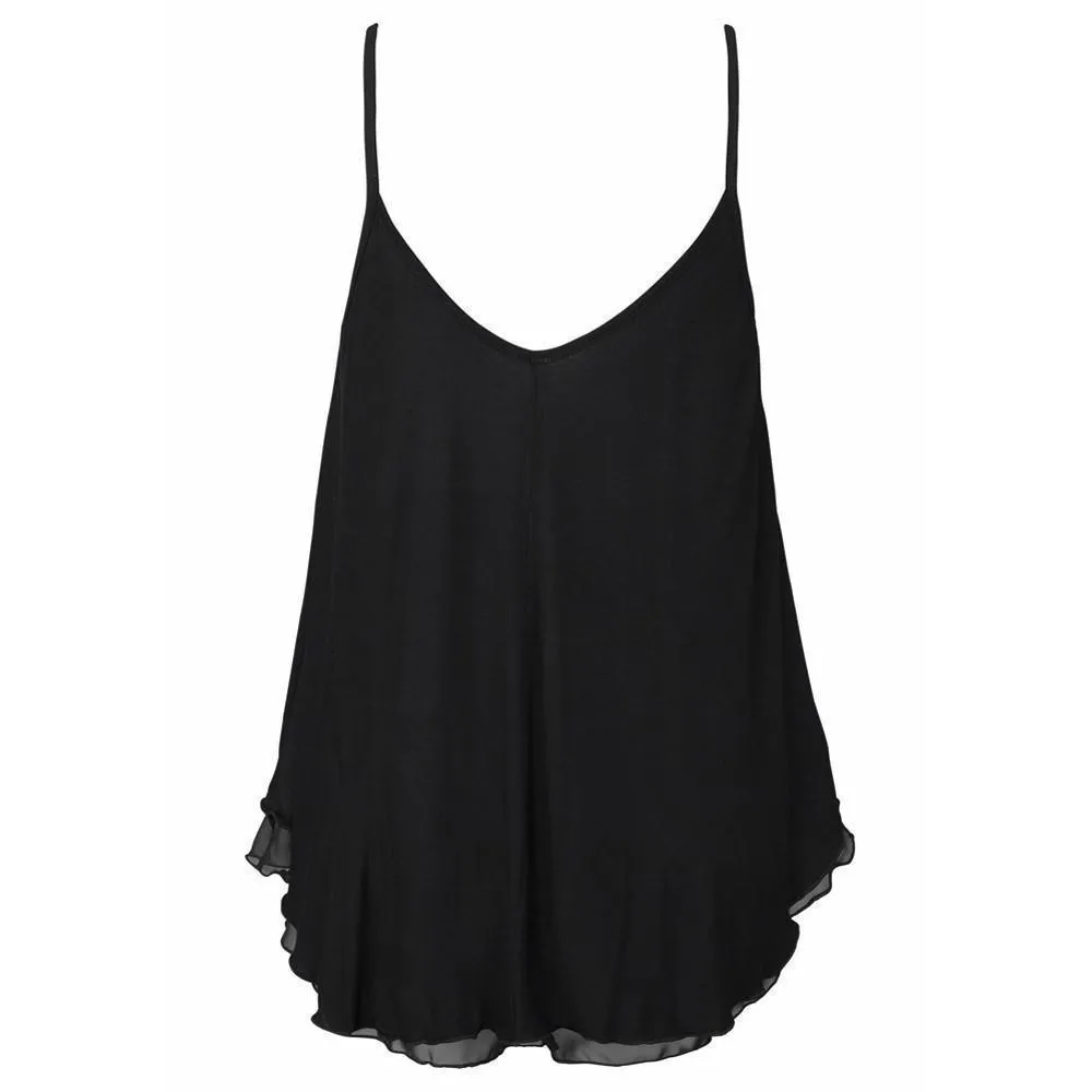 Women Camisole V Neck Chiffon Camis