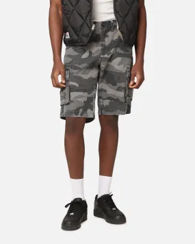 XXIII Torrent Cargo Shorts Washed Black Camo