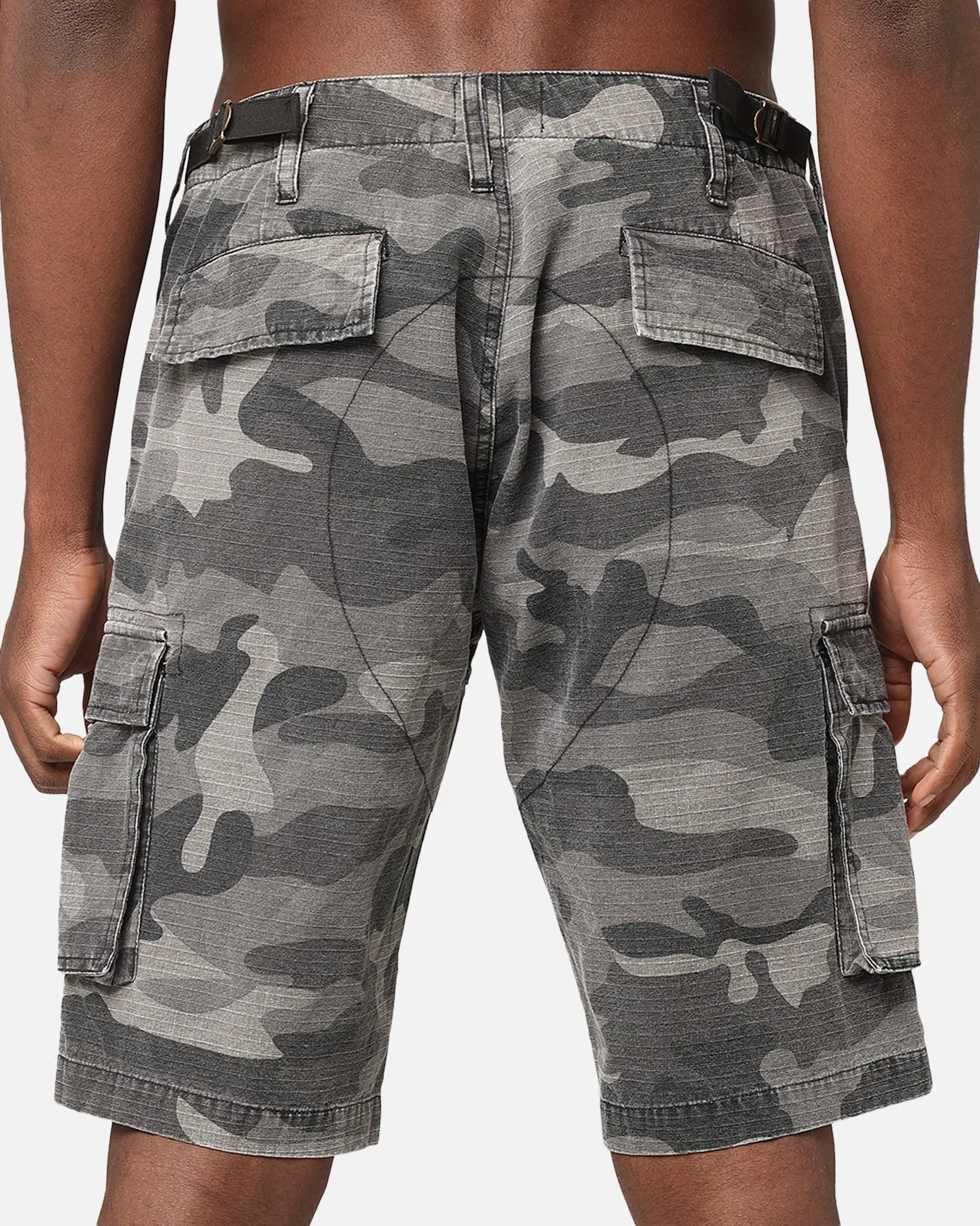 XXIII Torrent Cargo Shorts Washed Black Camo