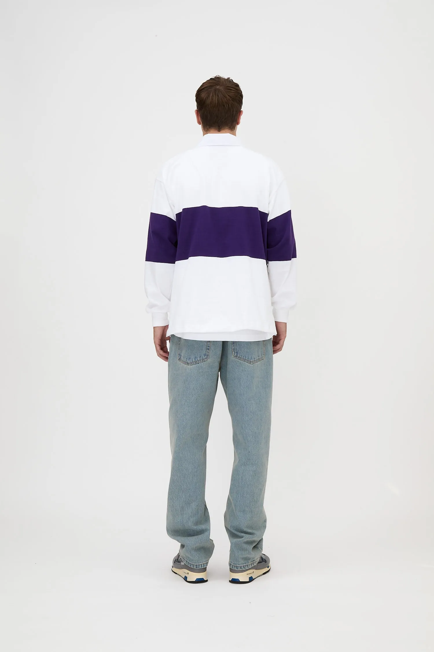 Zip Rugby - Purple Stripe